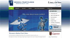 Desktop Screenshot of medicaltrustclinics.com